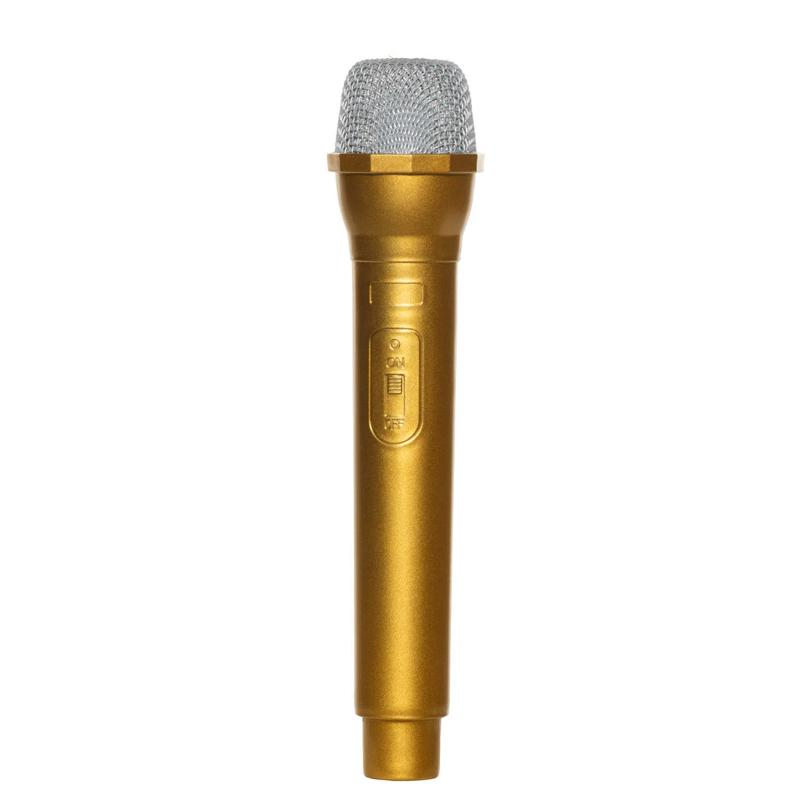 Underwraps Costumes Adults Gold Microphone Costume Accessory