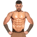 Underwraps Costumes Adults Adjustable Muscle Chest Plate - One Size