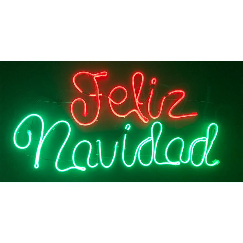Lighted Feliz Navidad Sign