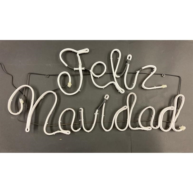 Lighted Feliz Navidad Sign