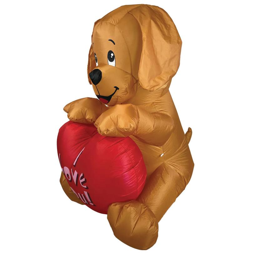 I Luv U Puppy Inflate 4Ft