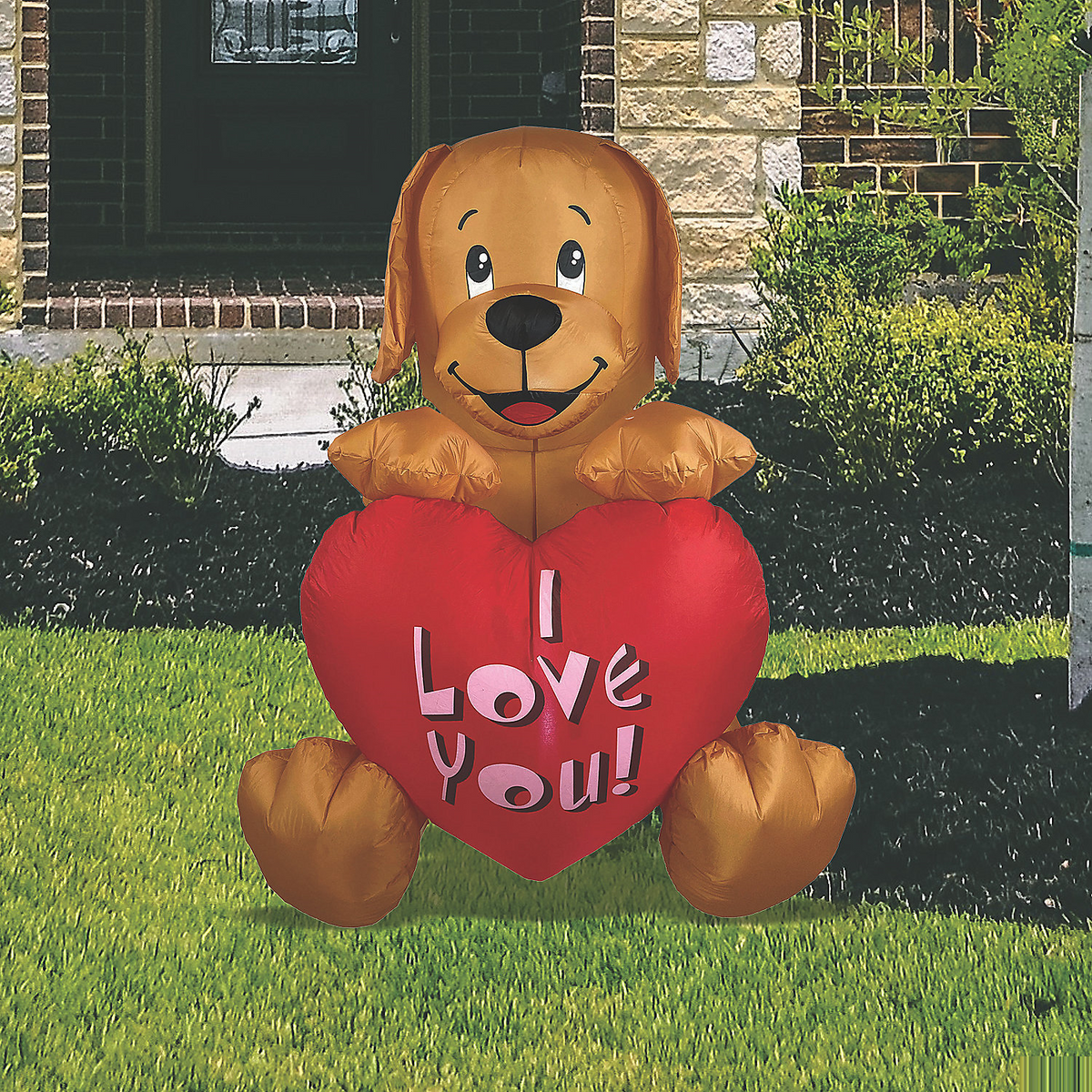 I Luv U Puppy Inflate 4Ft