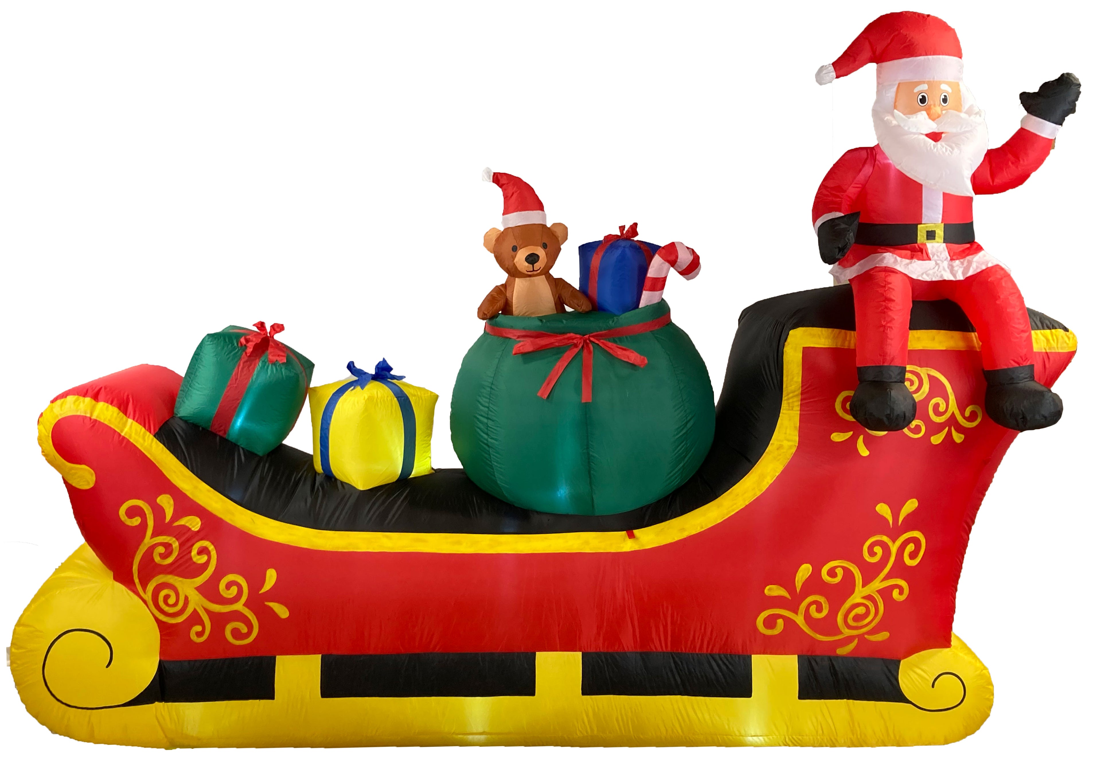 Giant Santa Sleigh 10Ft