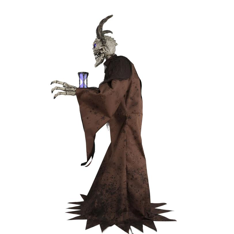 7 Ft. 9" Animated Light-Up The Time Demon Halloween Decoration