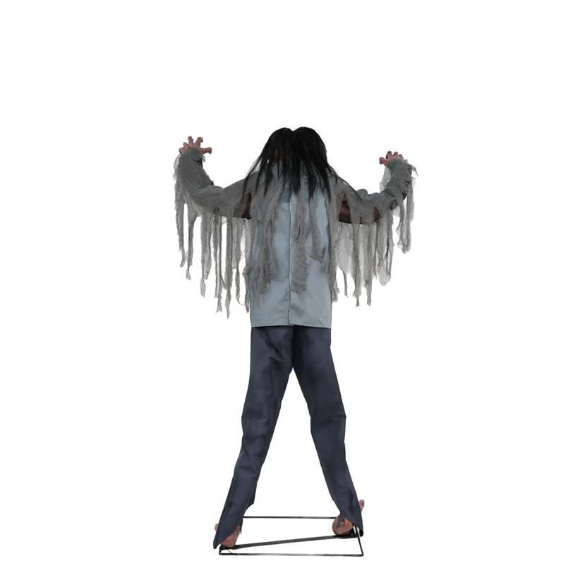 6 Ft. Animated Light-Up Jack & Jill Zombie Halloween Decoration