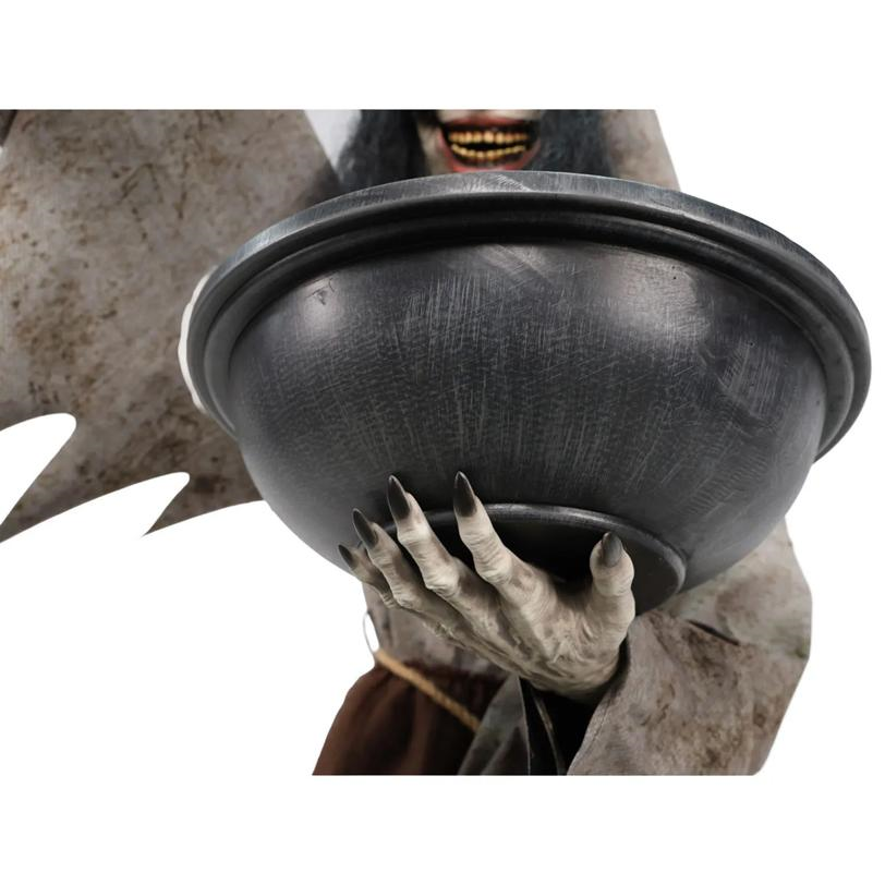 6 Ft. Animated Light-Up Mildred the Wicked Witch Halloween Decoration