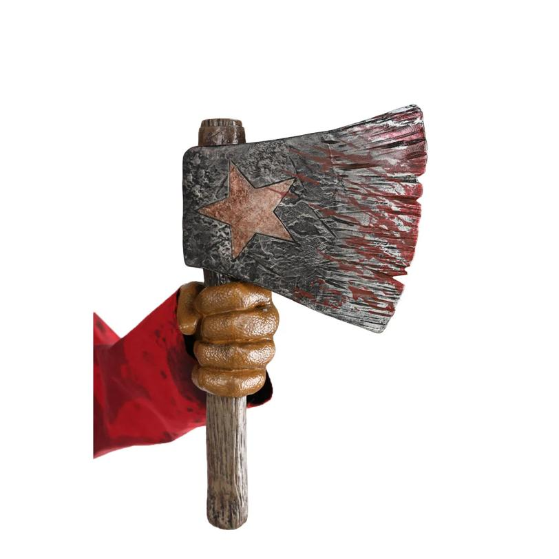 7 Ft. 3" Animated The Axe-Wielding Clown Halloween Decoration