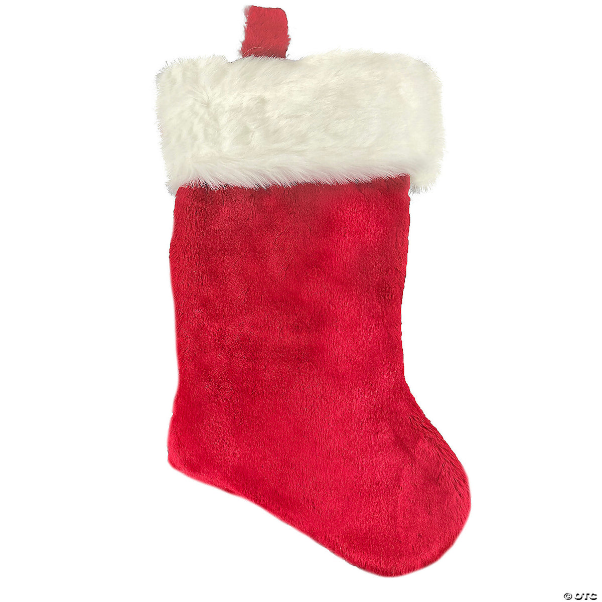 Red Plush Santa Christmas Stocking