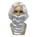 Santa Wig and Beard Set Bright White