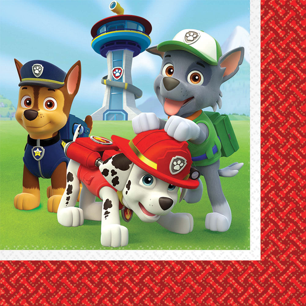 PAW PATROL 1ST LUNCH NAPKINS