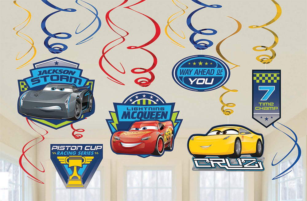 DISNEY CARS 3 FOIL DECOR
