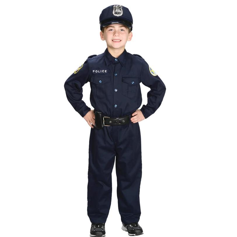 Police Officer Costume and Accessory Kit