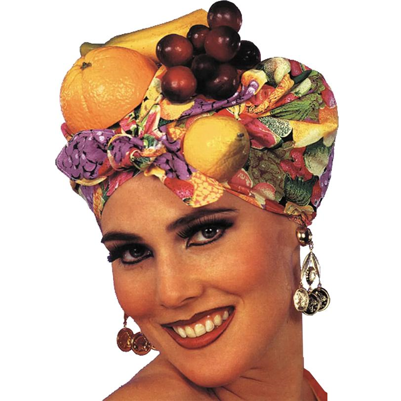 Latin Lady Fruit Headpiece