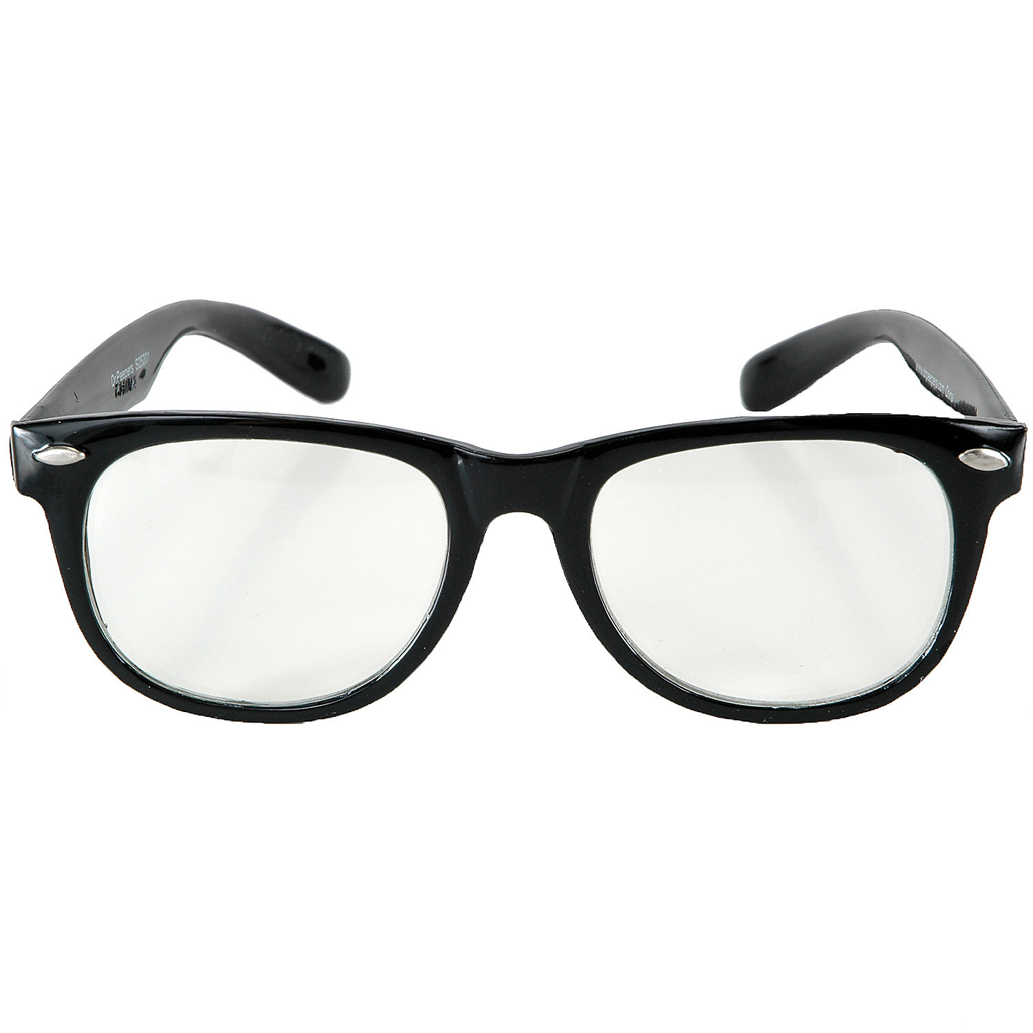 Glasses Blues Black & Clear