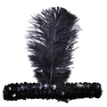 1920'S Headband Black