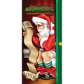 Santa Restroom Door Cover