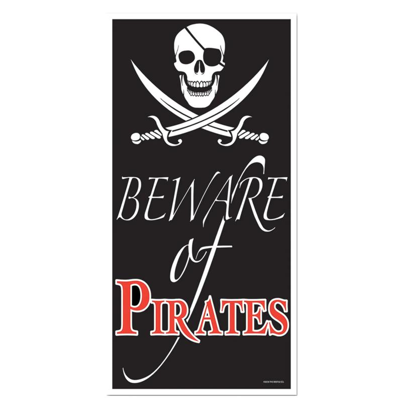 BEWARE OF PIRATE DOOR COVER