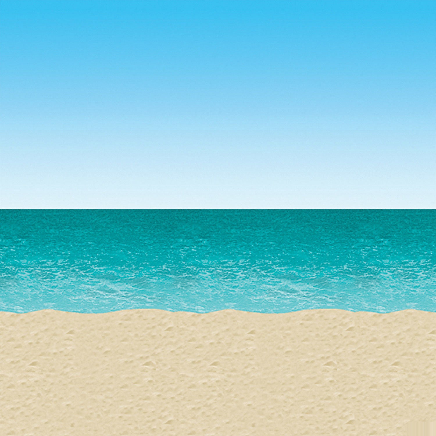 OCEAN AND BEACH BACKDRP 4x30ft