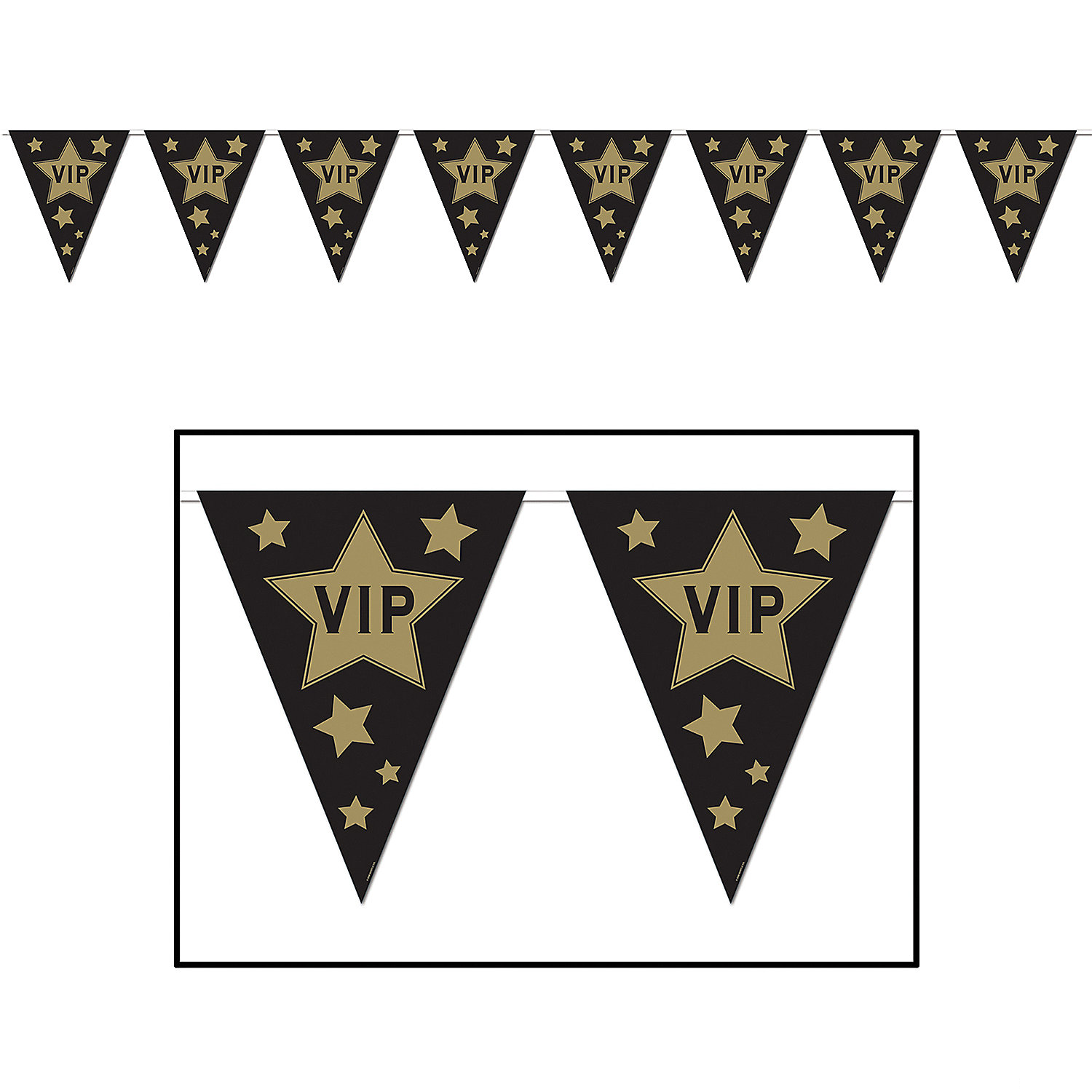 VIP PENNANT BANNER