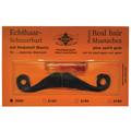 Mustache Real Hair Amer Black