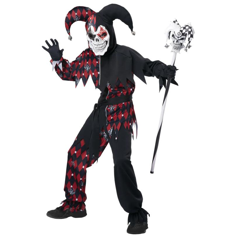 Sinister Jester Child Costume