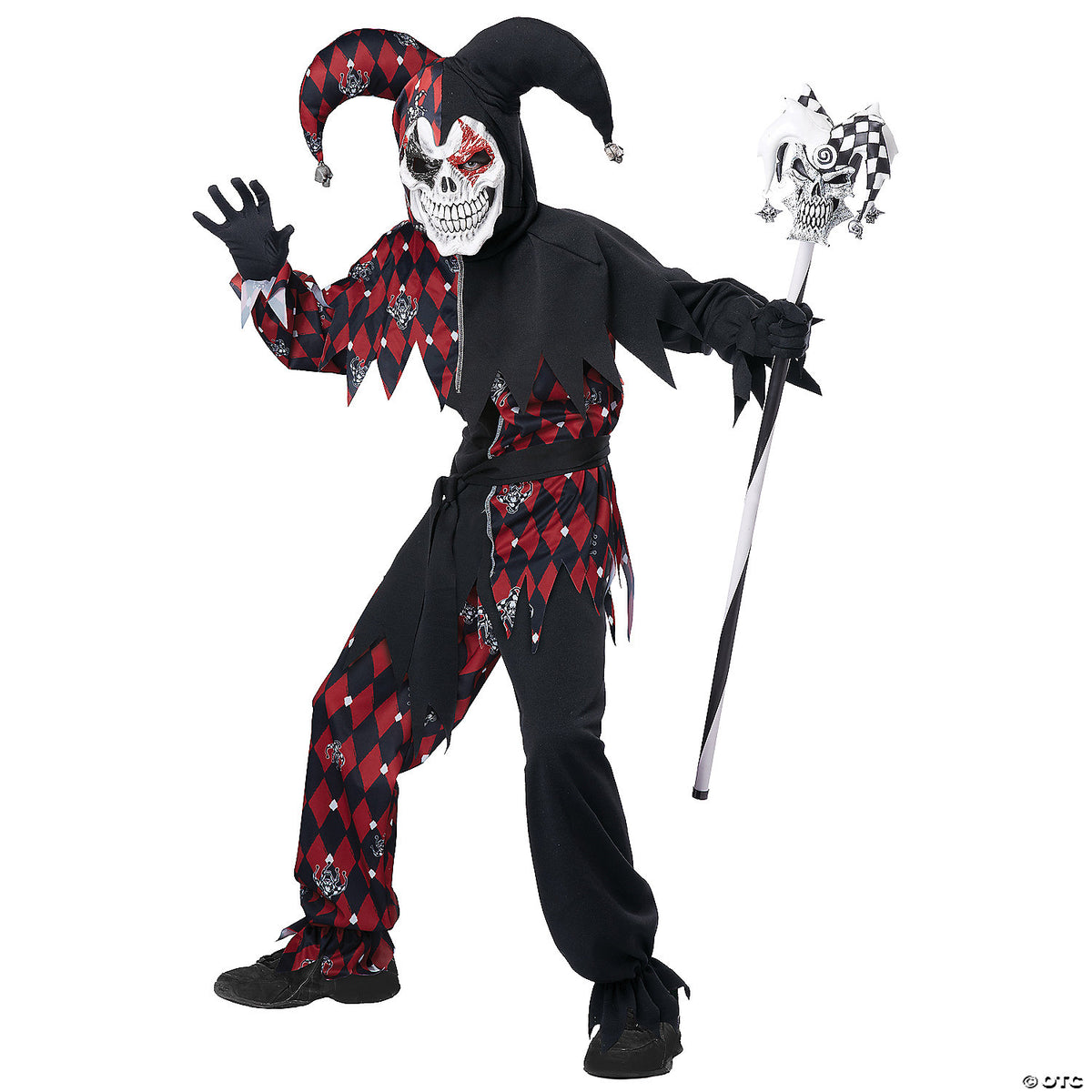 Sinister Jester Child Costume