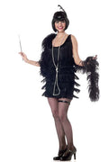 Flapper Fashion Adult Black Costume
