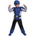 BLUE RANGR BEAST TODDLER MUSC Costume