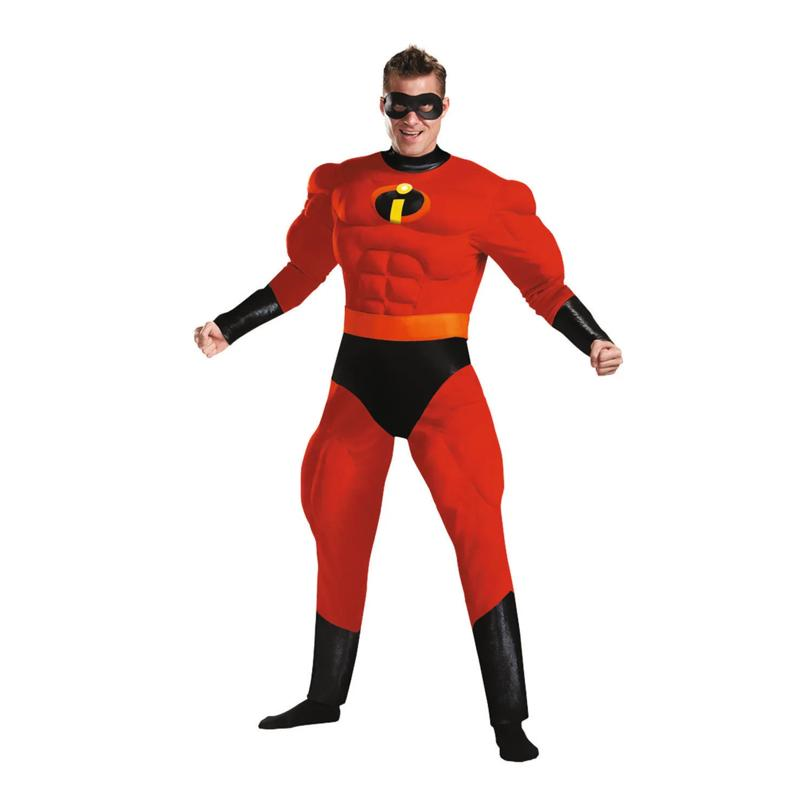 MR INCREDIBLE DELUXE MUSCLE COSTUME