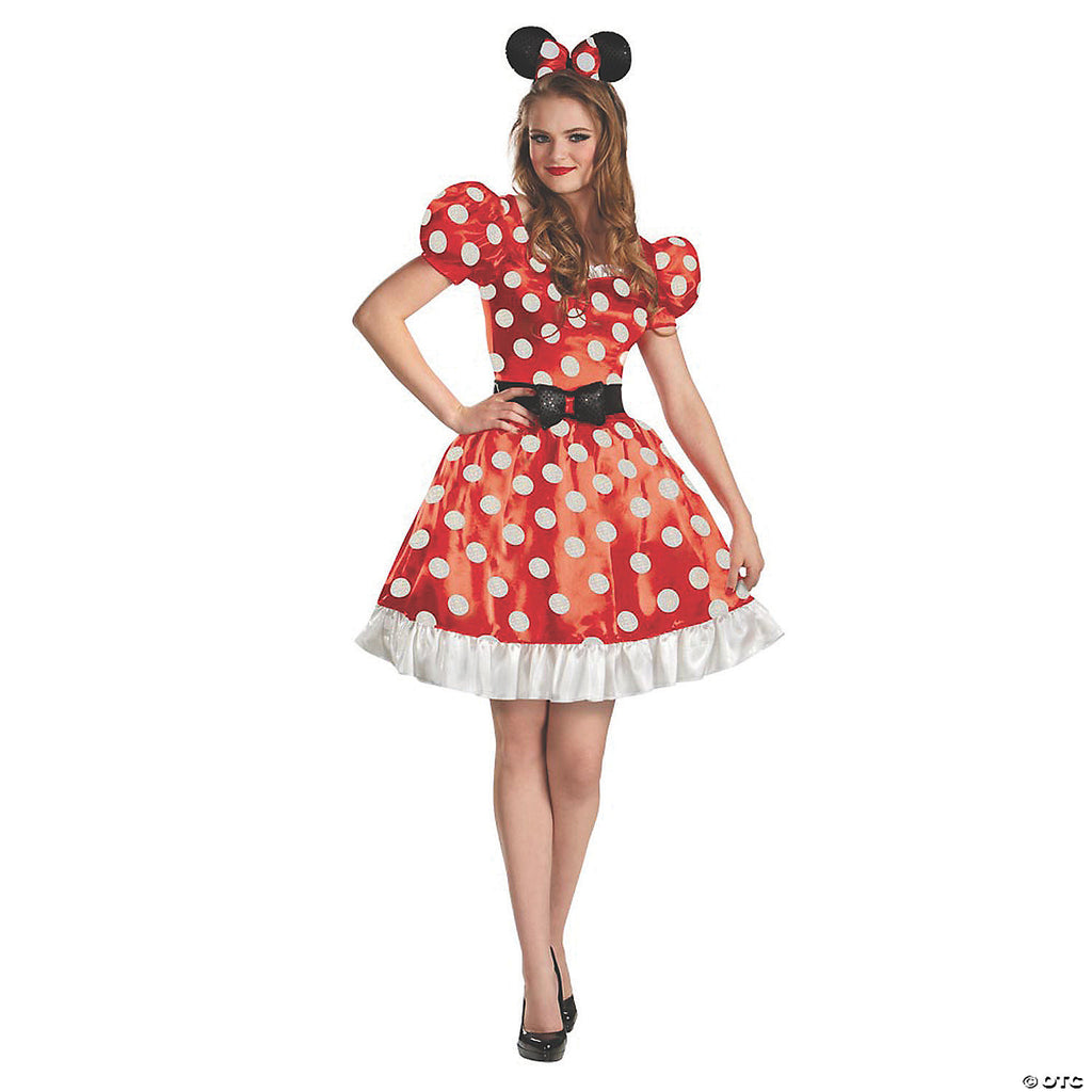 RED MINNIE CLASSIC ADULT COSTUME
