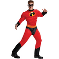 MR INCREDIBLE Adult MUSCLE COSTUME