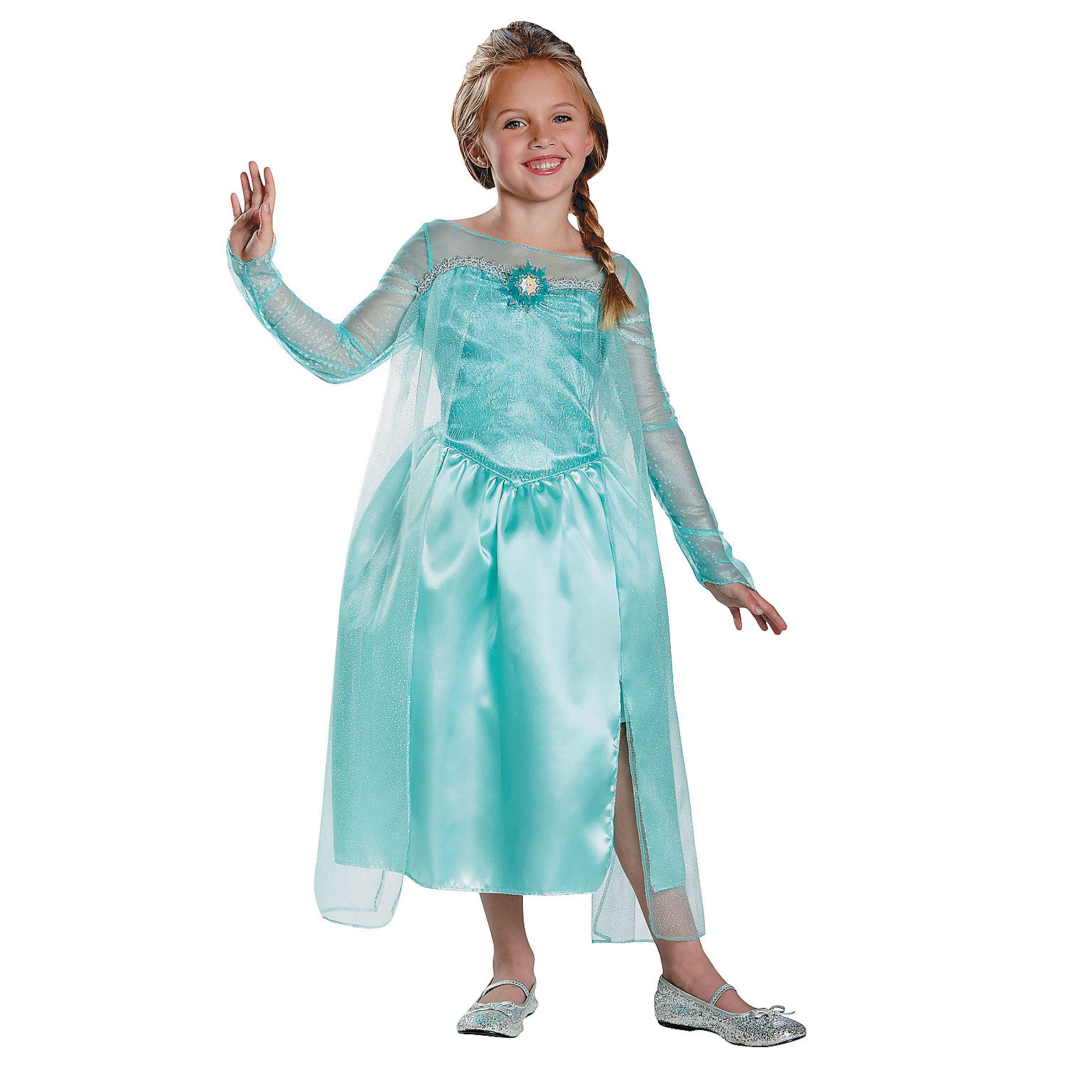 Girl's Frozen Elsa Snow Queen Costume