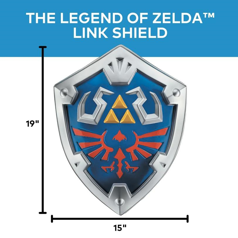 Nintendo The Legend of Zelda Link Shield Costume Accessory- Disguise