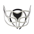 Silver Netted Mask