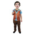 Boy's Hairy Chest Hippie Child Costume