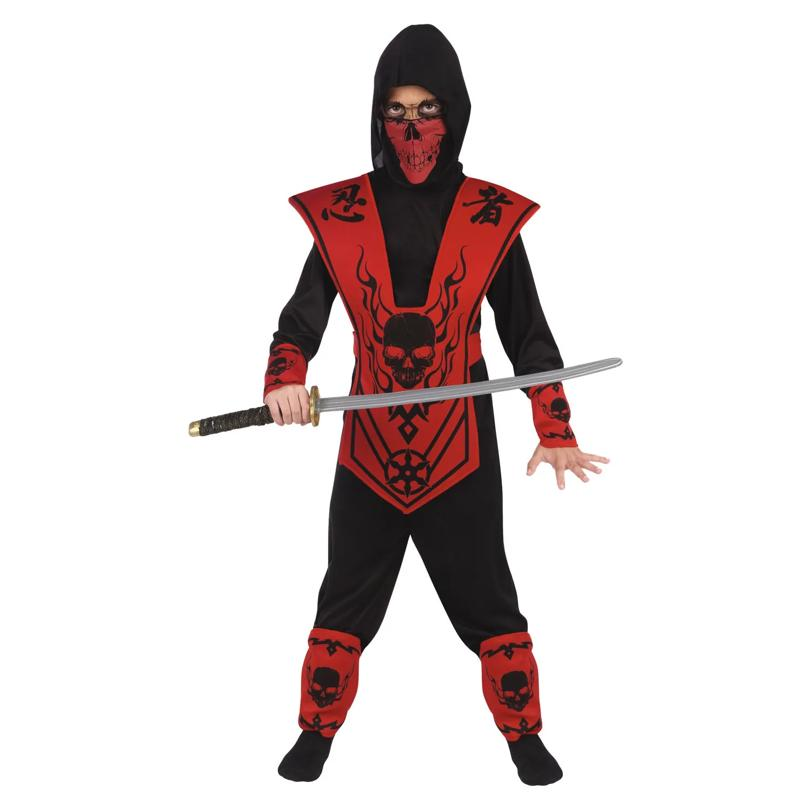 Ninja Costume Red Black