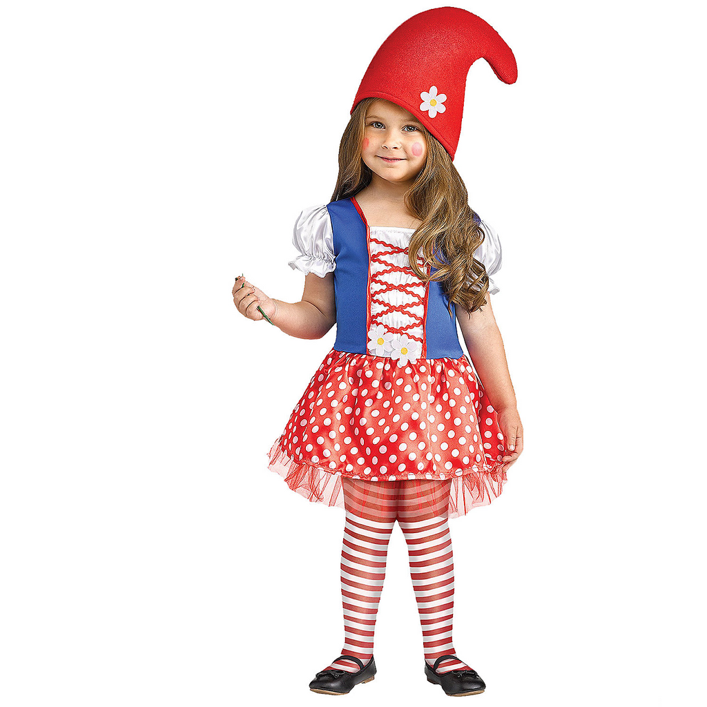 Girl's Gnome Costume