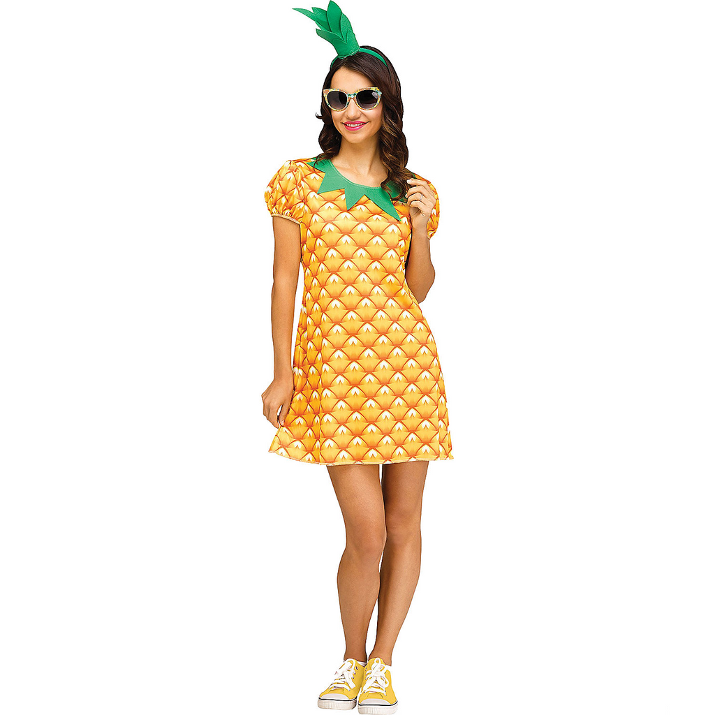 PINEAPPLE CUTIE ADLT Costume