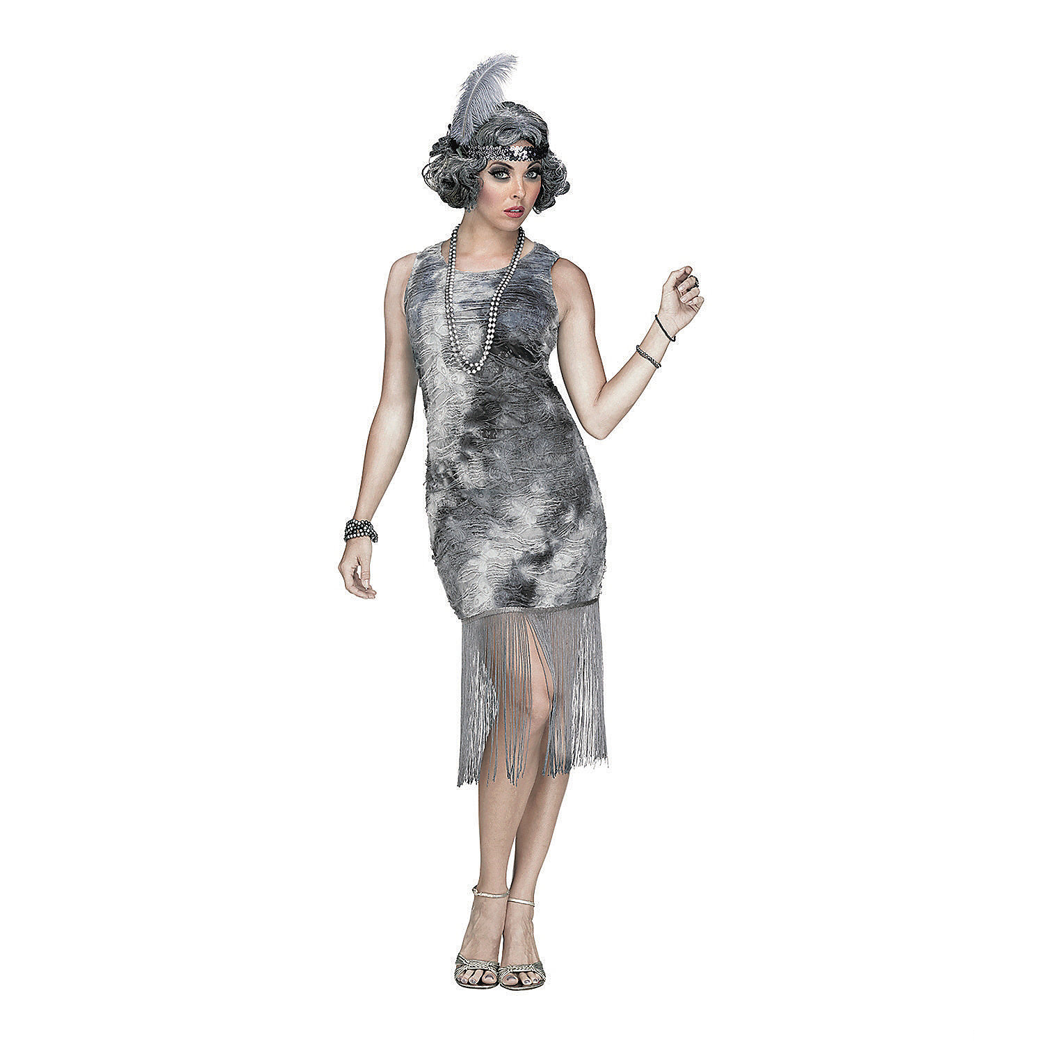 Women's Ghostly Flapper Costume