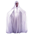 White Hooded Cape