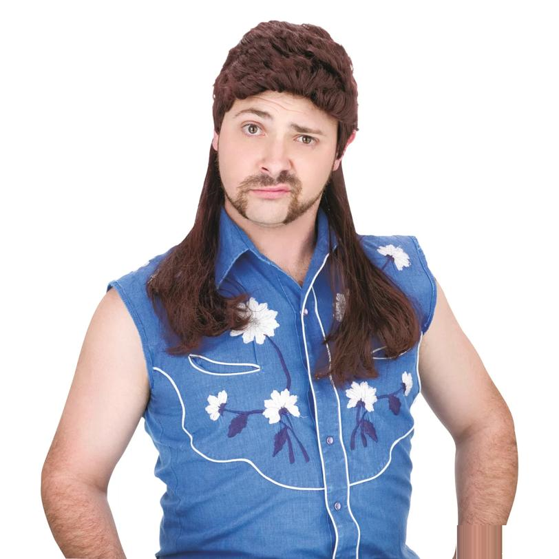 Mullet Super Brown Wig