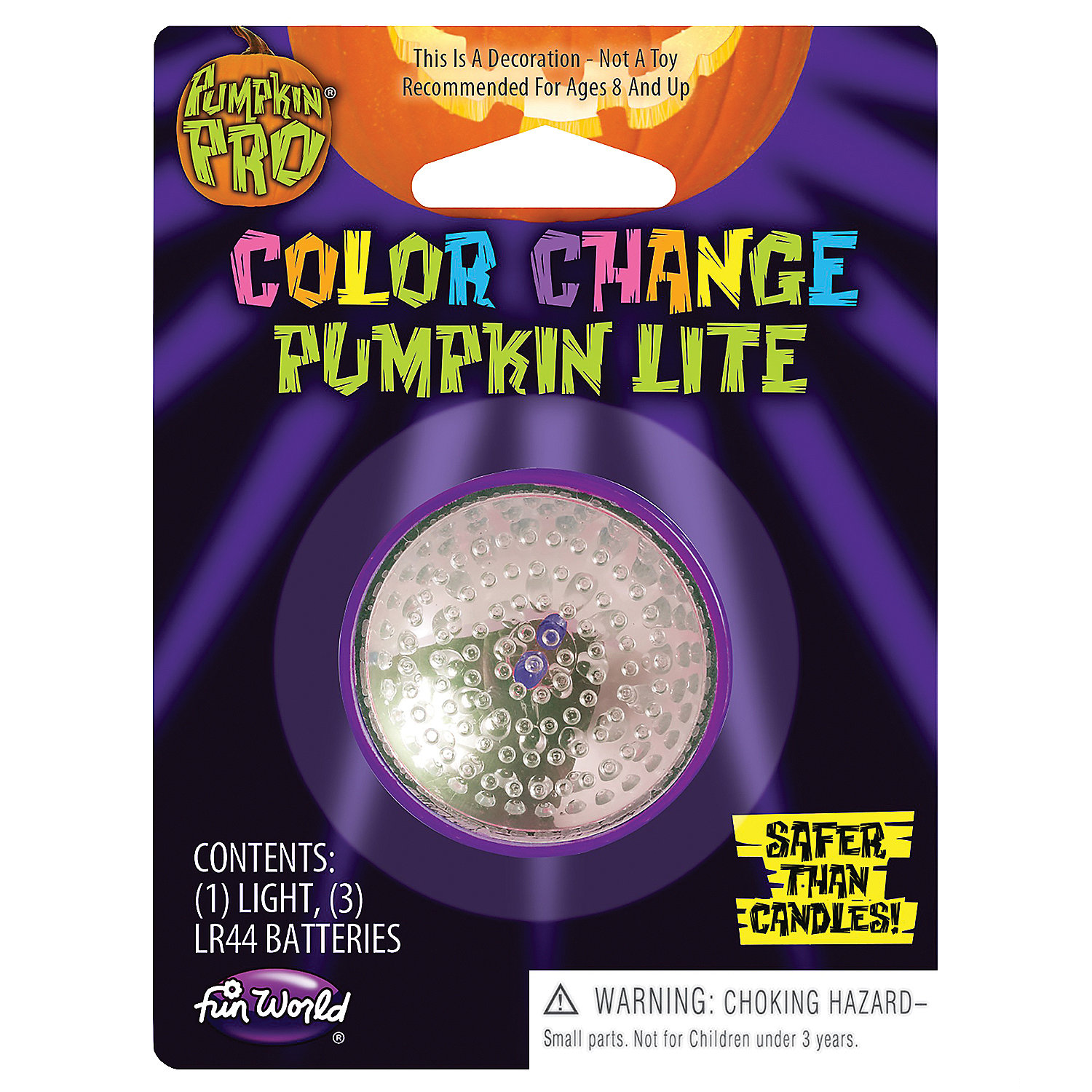 PUMPKIN COLOR CHANGING LIGHT