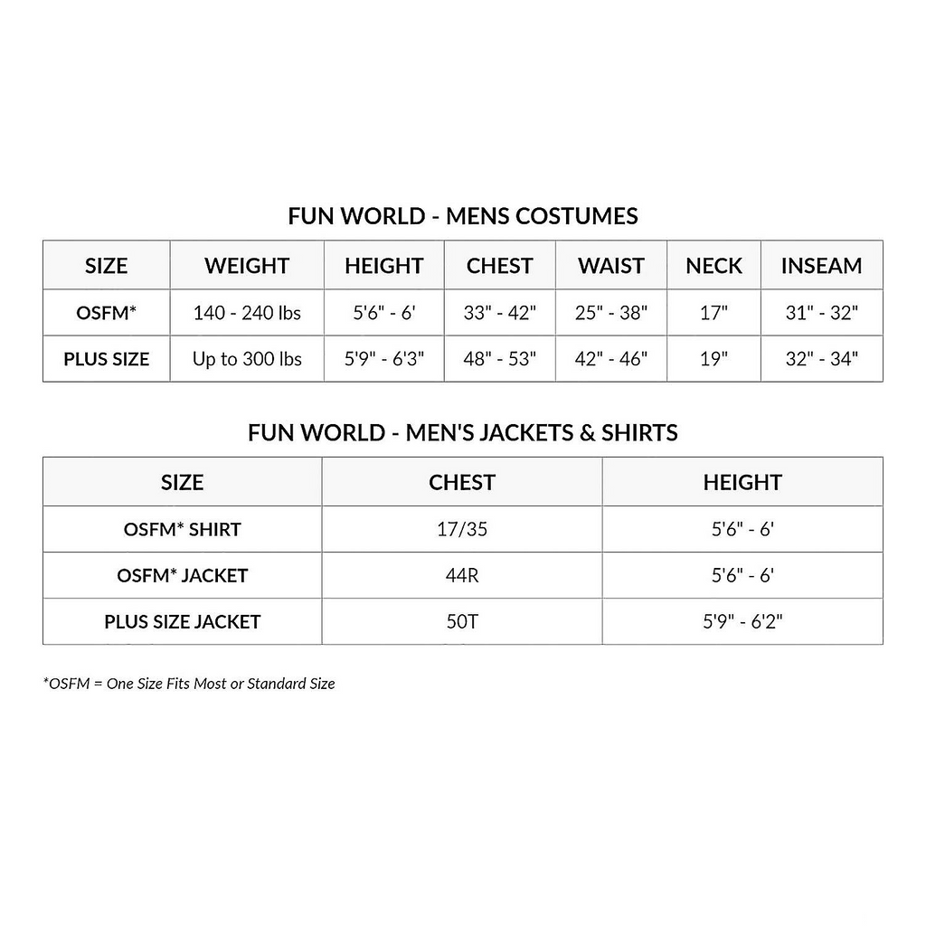 Men's Priest Adult Costume