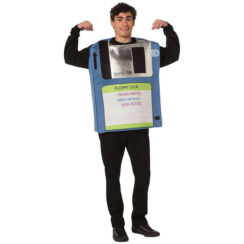 Floppy Disk Adult Costume