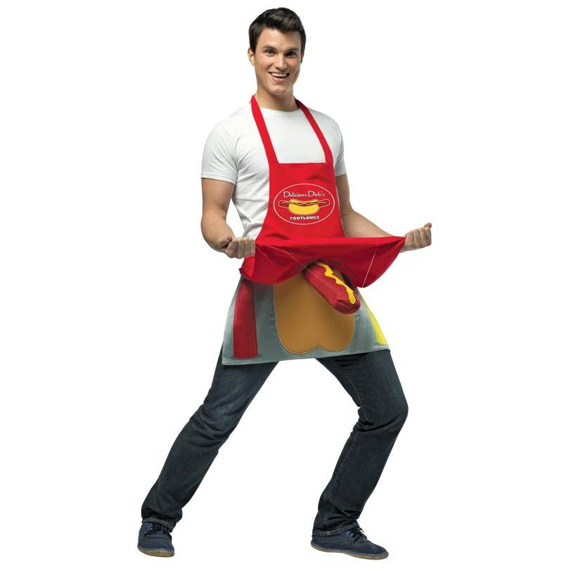 Hot Dog Vendor Dirty Apron Adult