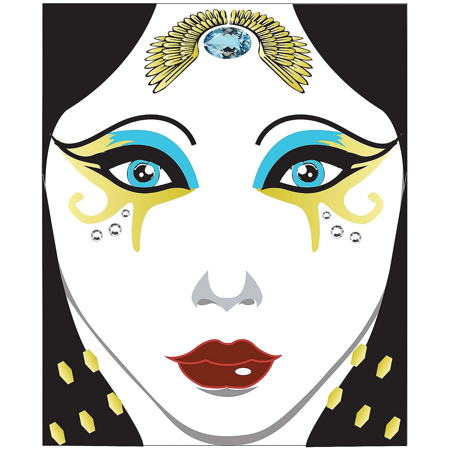 Face Decal Egyptian