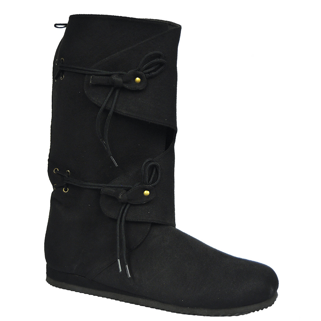 Renaissance Black Tall Boots