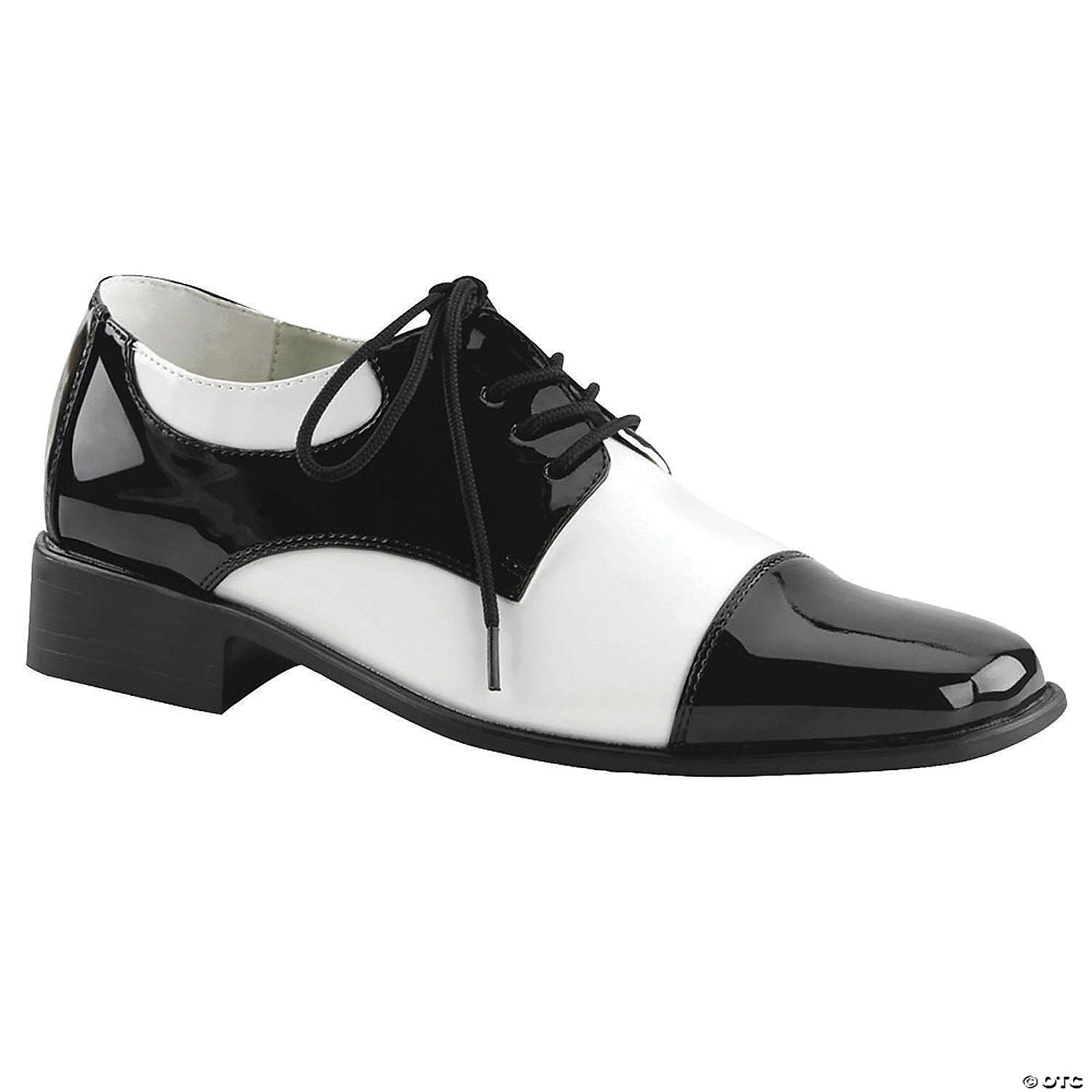 Men's Oxford Black And White Shoes