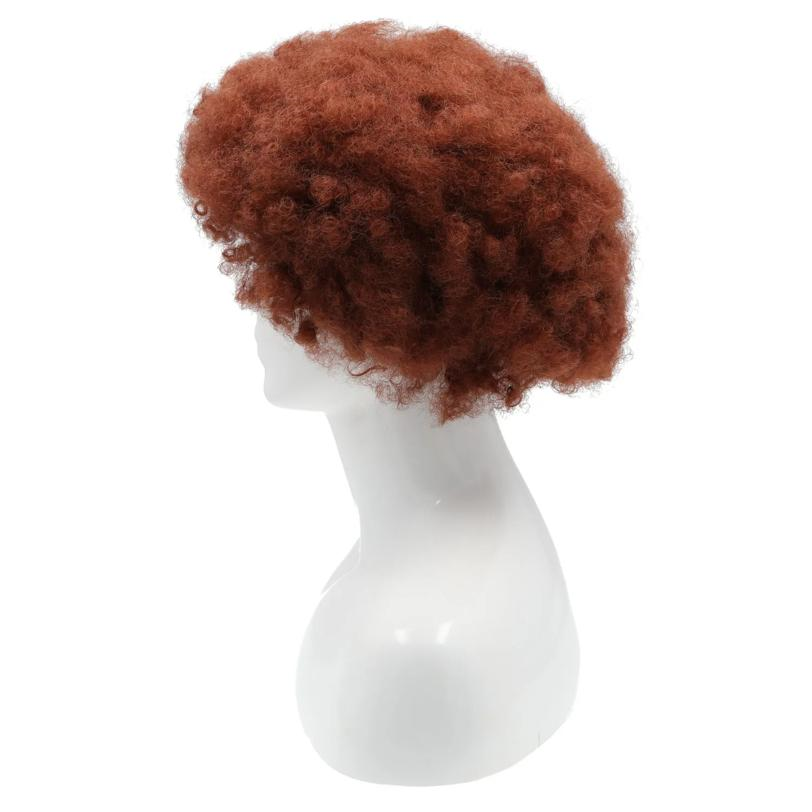 Curly Clown Kk Short Brown