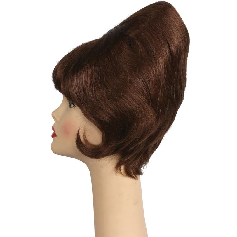 SPITCURL MD BROWN RED WIG